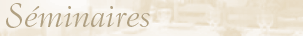 S&eacute;minaires