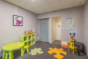 Un espace enfant a proximité du restaurant